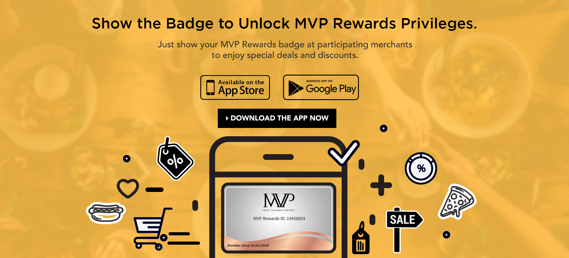 Show the badge to unlock